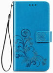  ART portofel ART Motorola Moto G9 Play / E7 Plus FLOWERS albastru