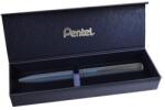 Pentel Rollertoll, PENTEL EnerGel prémium matt kék, fém 0, 35 mm, rotációs, kék tinta