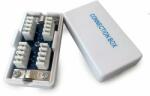 Gembird RJ45/RJ45 in-line coupler cat. 5E, LSA (Krone), UTP, shielded, silver (NCA-LSAU5E-01) (NCA-LSAU5E-01)