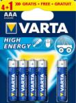VARTA 4903121415 Longlife Power AAA (LR03) alkáli mikro ceruza elem 4+1db/bliszter (14903121415) (14903121415)