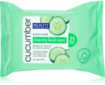 Beauty Formulas Cucumber servetele pentru curatare cu extracte de castravete 25 buc