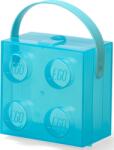 LEGO® LEGO doboz fogantyúval - áttetsző kék (SL40240010)