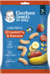 GERBER Snacks kukorica chips eper és banán 28 g, 7+ (AGS12575638)