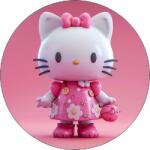 Pictu Hap Hello Kitty rózsaszín ruhában 19, 5 cm - Pictu Hap (pic9000162_kruh)