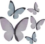 Dekora Papír pillangók 3-6cm 79db - - Dekora (126148)