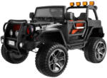 Jeep Monster elektromos terepjáró, 2 személyes, 4x4, 4x45W, 2x12V/7Ah - Fekete