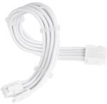 SilverStone Cablu prelungitor Silverstone 8-pini (6+2-pini) PCIe, 16 AWG, 30cm, cleme incluse, White, SST-PP07E-PCI8W-V2
