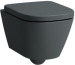 Laufen MEDA Fali WC `kompakt`, öblítőperem nélkül, mélyöblítéssel, "Silent Flush" öblítéssel Matt grafit H8201137580001 (H8201137580001)
