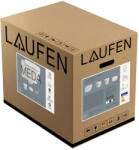 Laufen MEDA Combipack, fali WC H820110 perem nélküli, öblítőperem nélkül, WC ülökével Matt fekete H8661107160001 (H8661107160001)