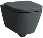 Laufen MEDA Combipack, fali WC H820110 perem nélküli, öblítőperem nélkül, WC ülökével Matt grafit H8661107580001 (H8661107580001)