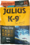 Julius-K9 GF Hypoallergenic Utility Dog Adult Salmon & Spinach (Kis szemcseméret) (2 x 10 kg) 20 kg