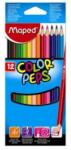Maped Creioane triunghiulare MAPED "COLOR`PEPS", 12 buc