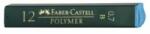 Faber-Castell Mină de grafit, B, 0, 7 mm, FABER-CASTELL, 12 bucăți