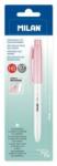 MILAN Microcreion / Pensula MILAN PL1 Antibacterian HB 0, 7 mm - roz, blister