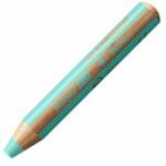 STABILO Creion colorat, gros, STABILO „Woody 3 în 1 Pastel, albastru pastel