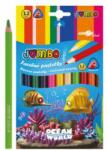 Junior Creioane colorate JUNIOR Ocean World JUMBO triunghiulare - set de 12 buc