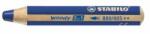 STABILO Creion colorat, gros, STABILO "Woody", ultramarin