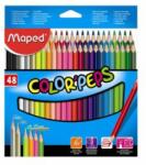 Maped Creioane triunghiulare MAPED "COLOR`PEPS", 48 buc