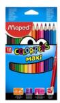 Maped Creioane colorate triunghiulare - grosier MAPED " COLOR`PEPS MAXI" , 12 buc