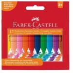 Faber-Castell Creioane cerate, formă triunghiulară, FABER-CASTELL "Jumbo Grip", 12 culori diferite, 12 buc