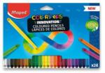 Maped Creioane colorate fara lemn MAPED - COLOR`PEPS INFINITY 24 culori