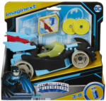 Mattel Fisher Price Imaginext Dc Super Friends Vehicul Cu Figurina Batman Cu Costum Gri (MTM5649_HFD48) - ejuniorul