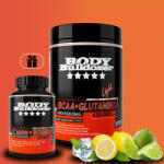 BodyBulldozer BCAA+Glutamine Light 500 g + C 1000+Rosehip 30 tabl - BodyBulldozer