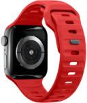 Bermek Curea Apple Watch Ultra, SE, Seriile 3, 4, 5, 6, 7, 8, 9, marimi 38mm/ 40mm/ 41mm, silicon, rosu (B-FITBAND031)