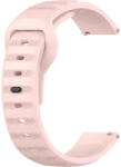 Bermek Curea pentru Galaxy Watch 6, Galaxy Watch 5/ Watch 5 Pro, Galaxy Watch 4, Huawei Watch GT 3 42mm, 20mm, silicon, roz (B-FITBAND023)