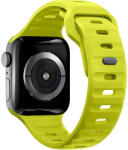 Bermek Curea Apple Watch Ultra, SE, Seriile 3, 4, 5, 6, 7, 8, 9, marimi 38mm/ 40mm/ 41mm, silicon, verde lime (B-FITBAND032)