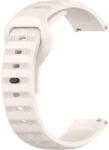 Bermek Curea pentru Galaxy Watch 6, Galaxy Watch 5/ Watch 5 Pro, Galaxy Watch 4, Huawei Watch GT 3 42mm, 20mm, silicon, starlight (B-FITBAND018)