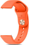 Bermek Curea pentru Huawei Watch GT 3/ GT 3 Pro/ GT 2/ GT 2 Pro (46mm), Xiaomi Watch S1, 22mm, silicon, portocaliu (B-FITBAND004)