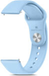Bermek Curea pentru Galaxy Watch 6, Galaxy Watch 5 Pro, Galaxy Watch 5, Galaxy Watch 4, Huawei Watch GT 3 42mm, 20mm, silicon, albastru deschis (B-FITBAND011)