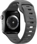 Bermek Curea Apple Watch Ultra, SE, Seriile 3, 4, 5, 6, 7, 8, 9, marimi 42mm/ 44mm/ 45mm/ 49mm, silicon, gri inchis (B-FITBAND028)