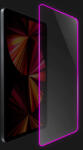 Picasee 3x Sticla întărită de protecție cu ramă care strălucește în întuneric pe o tabletă Apple iPad 10.2" 2021 (9. gen) - Pink