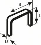 Bosch Vékony huzal tűzőkapcsok, 53. típus, rozsdamentes acél, 53. típus; L = 14 mm BOSCH 2609200217 (2609200217)