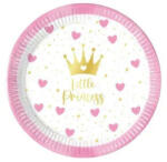  Hercegnők Little Princess papírtányér 8 db-os 20 cm FSC (PNN96604) - kidsfashion