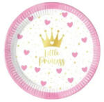 Procos Hercegnők Little Princess papírtányér 8 db-os 20 cm FSC (PNN96604) - kidsfashion