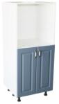 Spectral Mobila Soldat 60 cu 2 usi cu spatiu cuptor Zebra MDF albastru drept