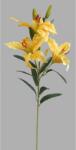 4-Home Floare artificială Crin, galbenă