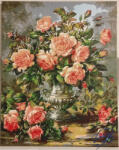 Ipicasso Set pictura pe numere, cu sasiu, Buchet de trandafiri, 40x50 cm (PC4050309) Carte de colorat