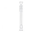 PartyDeco Bule de sapun Inima, alb (BMH48-008) Tub balon de sapun