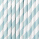 PartyDeco Set 10 paie, albastru deschis, 19.5cm (SPP1-001J)