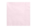 PartyDeco Set 20 servetele roz pudra deschis, 3 straturi, 33x33cm (SP33-1-081PJ)