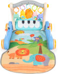 Moni Играчка за прохождане 2в1 Moni - Piano, Синя (110763) Проходилка