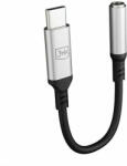 3mk Protection 3, 5mm jack/USB-C átalakító, fekete