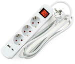 Muhler 3 Plug + 2 USB 3 m Switch (1006182)