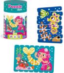 Roter Käfer Set puzzle-uri din betisoare Roter Kafer Sirena si Calut de mare 16 piese (RK1090-03_Initiala) Puzzle