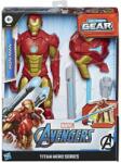 Hasbro - Figurina Supererou Titan Hero Blast Gear : Iron Man , Avengers , 30 cm (E7380) Figurina