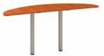 Alfa Office Alfa 200 asztal toldóelem, 160 x 45 x 74, 2 cm, félkör, cseresznye mintázat, RAL9022